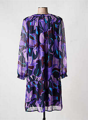 Rochie midi imprimeu floral mâneci lungi violet STREET ONE femeie