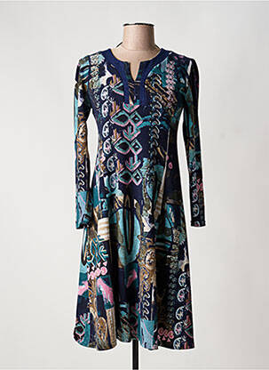 Rochie midi albastru GEVANA femeie