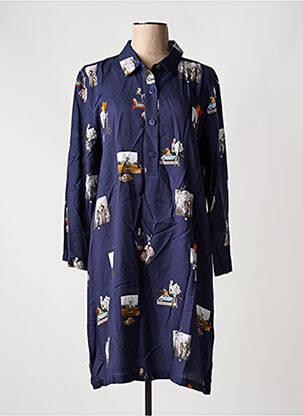 Rochie midi albastru NICE THINGS femeie