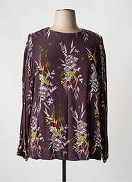 Bluză imprimeu floral mâneci lungi violet WHITE STUFF femeie