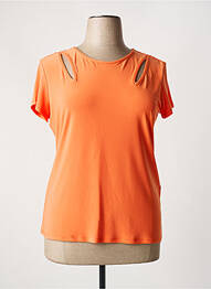 Tricou elasticitate mâneci scurte portocaliu JOSEPH RIBKOFF femme