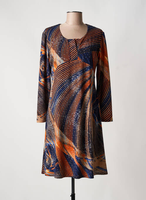 Rochie midi portocaliu GEVANA femeie