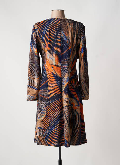 Rochie midi portocaliu GEVANA femeie