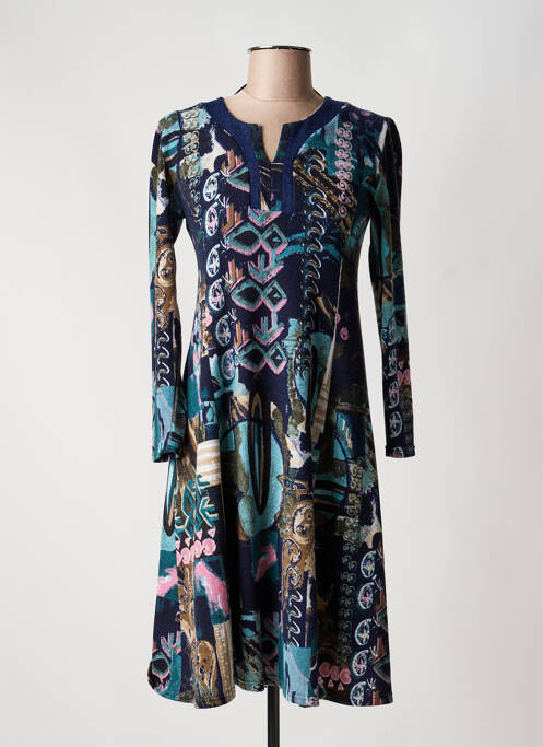 Rochie midi albastru GEVANA femeie