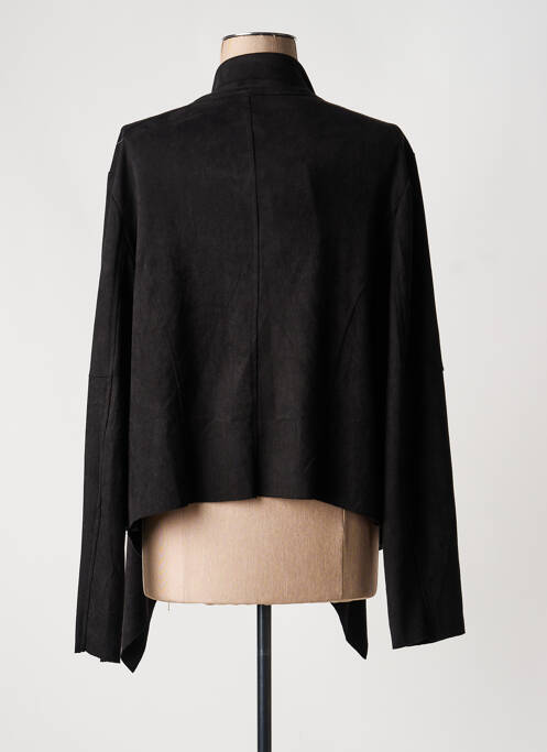 Jachete casual țesătură suedină negru SMASH WEAR femme