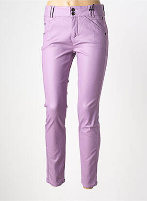 Pantalon slim talie joasă talie joasă violet STREET ONE femeie