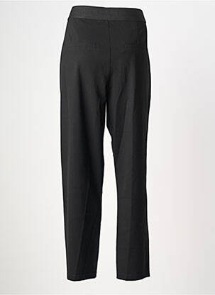 Pantalon chino închidere cu fermoar sub clapetă cu nasturi talie înaltă negru STREET ONE femeie