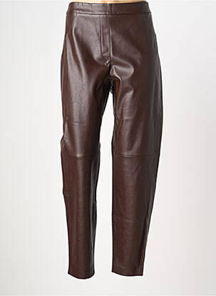 Pantalon drept talie elastică mărime normală maro GERRY WEBER femeie