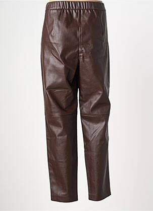 Pantalon drept talie elastică mărime normală maro GERRY WEBER femeie