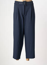 Pantalon 7/8 talie cu cleme mărime normală albastru BETTY BARCLAY femme