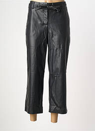Pantalon 7/8 talie cu cleme mărime normală negru COMMA, femme