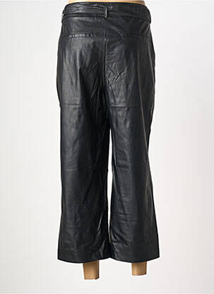 Pantalon 7/8 talie cu cleme mărime normală negru COMMA, femeie