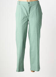 Pantalon 7/8 elasticitate mărime normală verde STREET ONE femeie