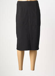 Fustă midi elasticitate negru GRIFFON femme