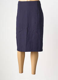 Fustă midi elasticitate albastru GRIFFON femme