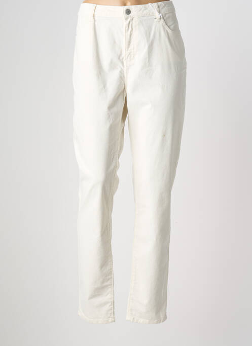 Pantalon slim bej KANOPE femeie