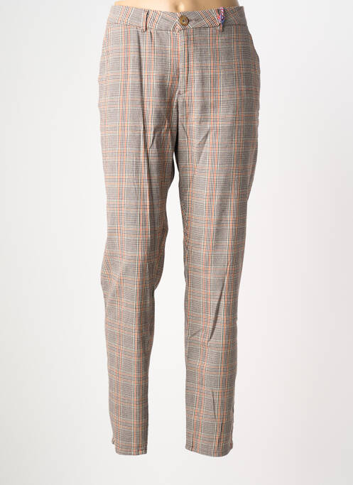 Pantalon chino portocaliu KANOPE femeie