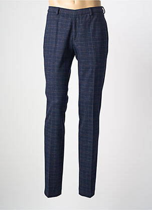 Pantalon slim albastru LUIGI MORINI bărbat