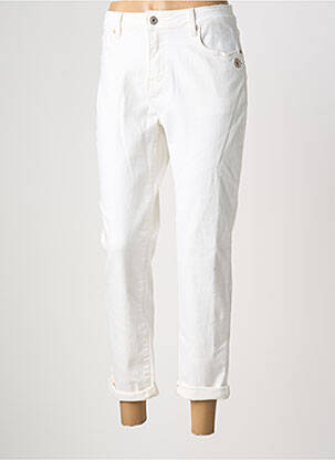 Blugi cu croială slim bej SARAH JOHN femeie