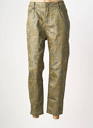 Pantalon 7/8 elasticitate mărime normală verde S.QUISE femeie