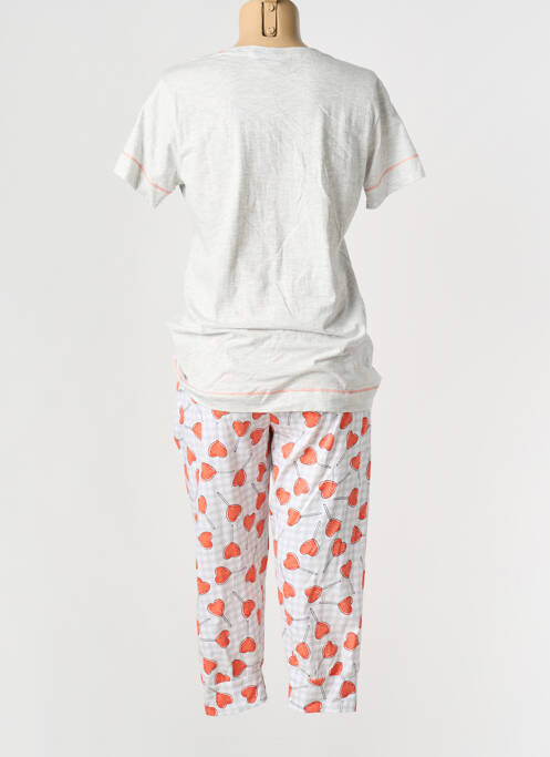 Pijama gri REBELLE BY PASTUNETTE femeie