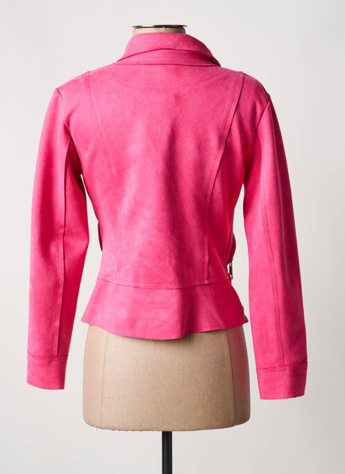 Jachete casual roz JOLIFLY femeie