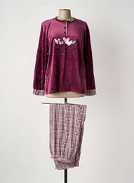 Pijama croială dreaptă roșu LOVELX femme