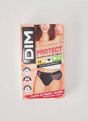 Chiloți-menstruali elasticitate negru DIM femeie