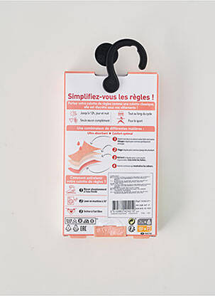 Chiloți-menstruali elasticitate negru DIM femeie