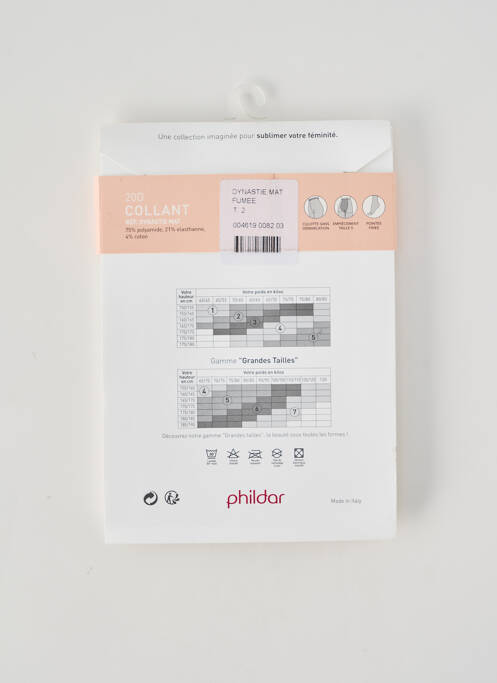 Colanți gri PHILDAR femeie