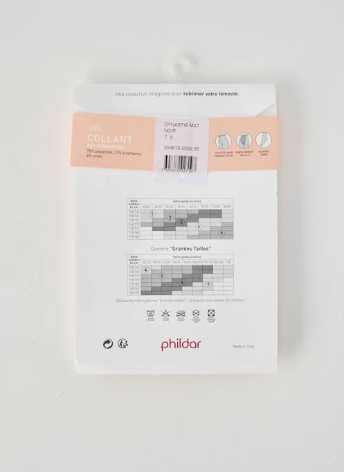 Colanți negru PHILDAR femeie