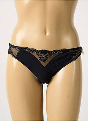 Tanga elasticitate negru LOUISA BRACQ femeie