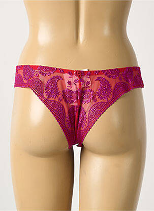 Tanga microfibre roz LOUISA BRACQ femeie