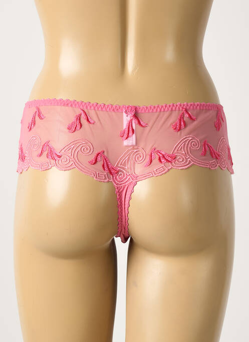 Tanga ușoară și transparentă roz SECRET D'EVA femme