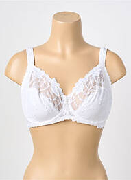 Sutien broderie alb SECRET D'EVA femme