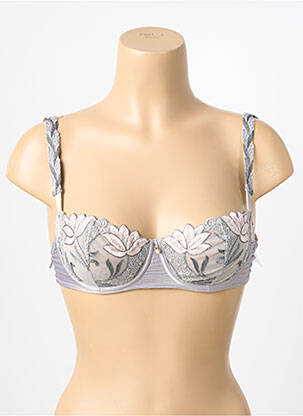 Sutien broderie gri SECRET D'EVA femeie