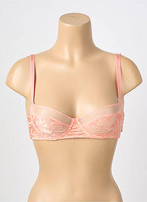 Sutien broderie roz LOUISA BRACQ femeie