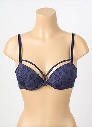Sutien efect material satinat top sutien push-up violet MARLIES DEKKERS femeie