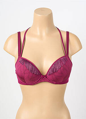 Sutien efect material satinat top sutien modelat violet MARLIES DEKKERS femeie