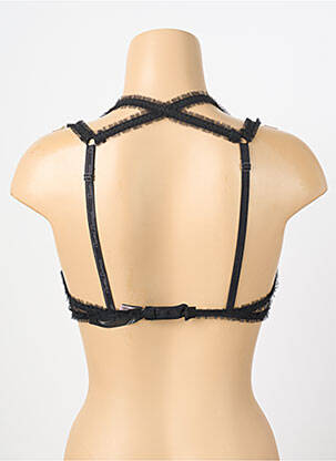 Sutien efect material satinat top sutien modelat negru CHANTAL THOMASS femeie