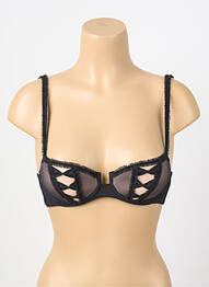 Sutien țesătură tulle sutien cu susținere înaltă și burete detașabil negru CHANTAL THOMASS femme