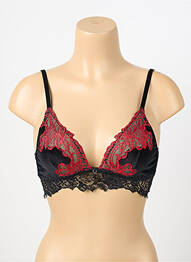 Sutien fără armatură top triunghiuri negru AMBRA femme
