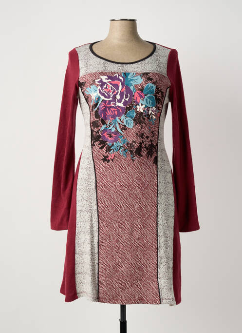 Rochie midi roșu MALOKA femeie