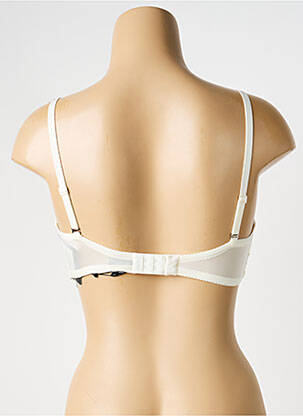 Sutien efect material satinat top sutien modelat bej AMBRA femeie