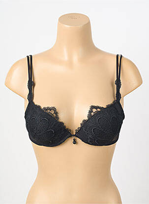 Sutien top sutien push-up top sutien push-up negru AMBRA femeie