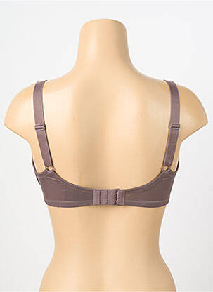 Sutien efect material satinat top sutien modelat maro MARLIES DEKKERS femeie