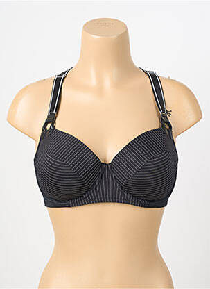 Sutien efect material satinat top sutien modelat negru MARLIES DEKKERS femeie