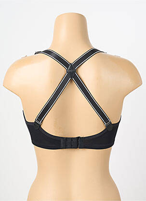 Sutien efect material satinat top sutien modelat negru MARLIES DEKKERS femeie