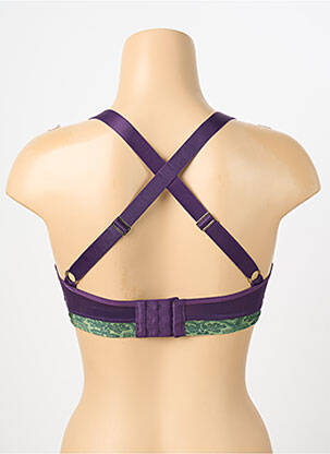 Sutien efect material satinat top sutien modelat violet MARLIES DEKKERS femeie