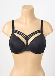 Sutien efect material satinat top sutien modelat negru MARLIES DEKKERS femeie